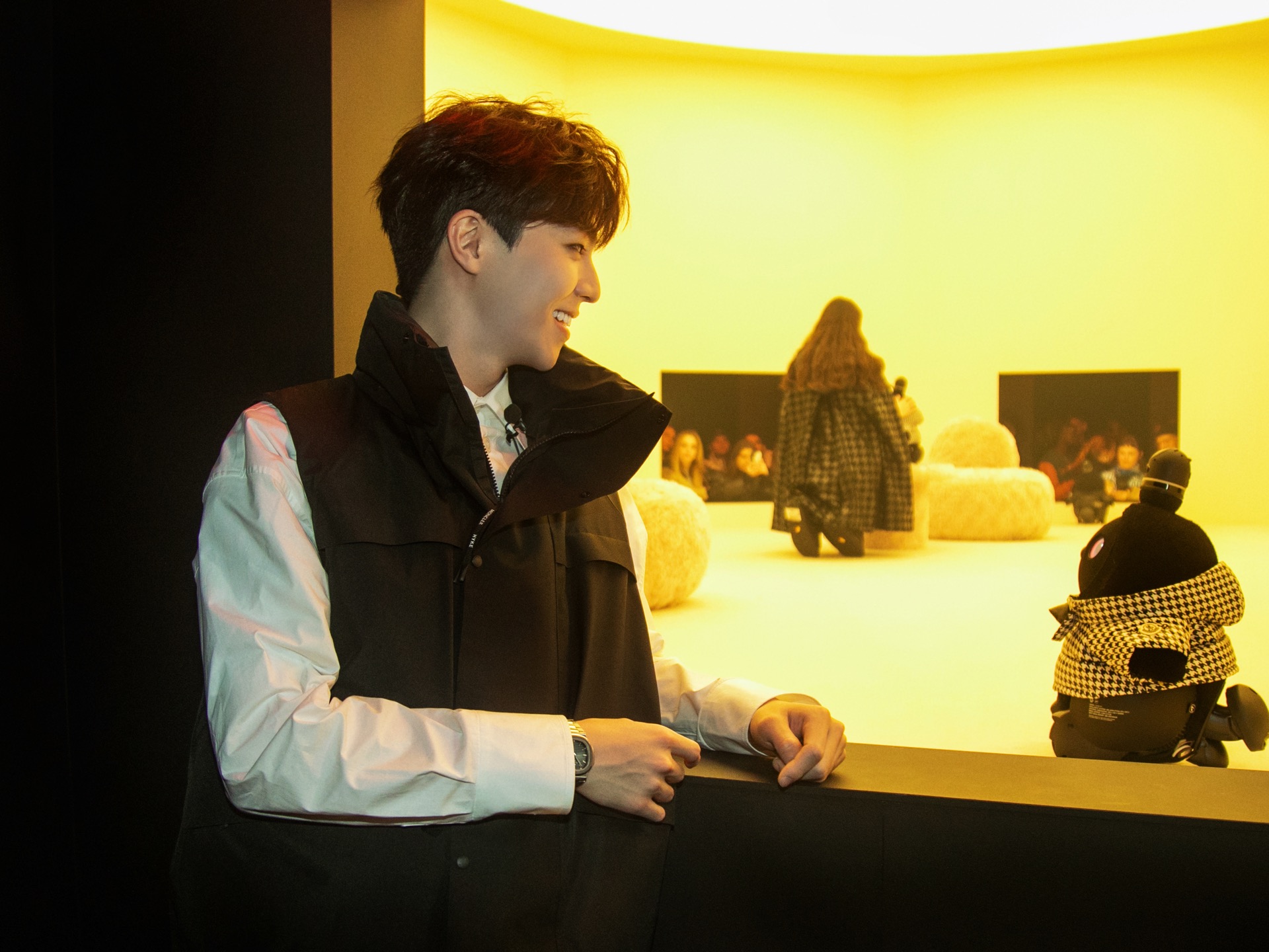 Celebrity journey through The Art of Genius exhibition